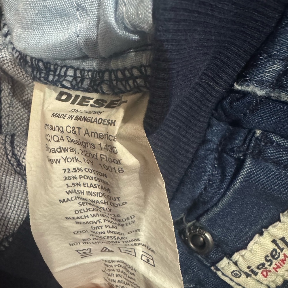 Diesel size 5 pull on jeans good used condition - Picture 4 of 4